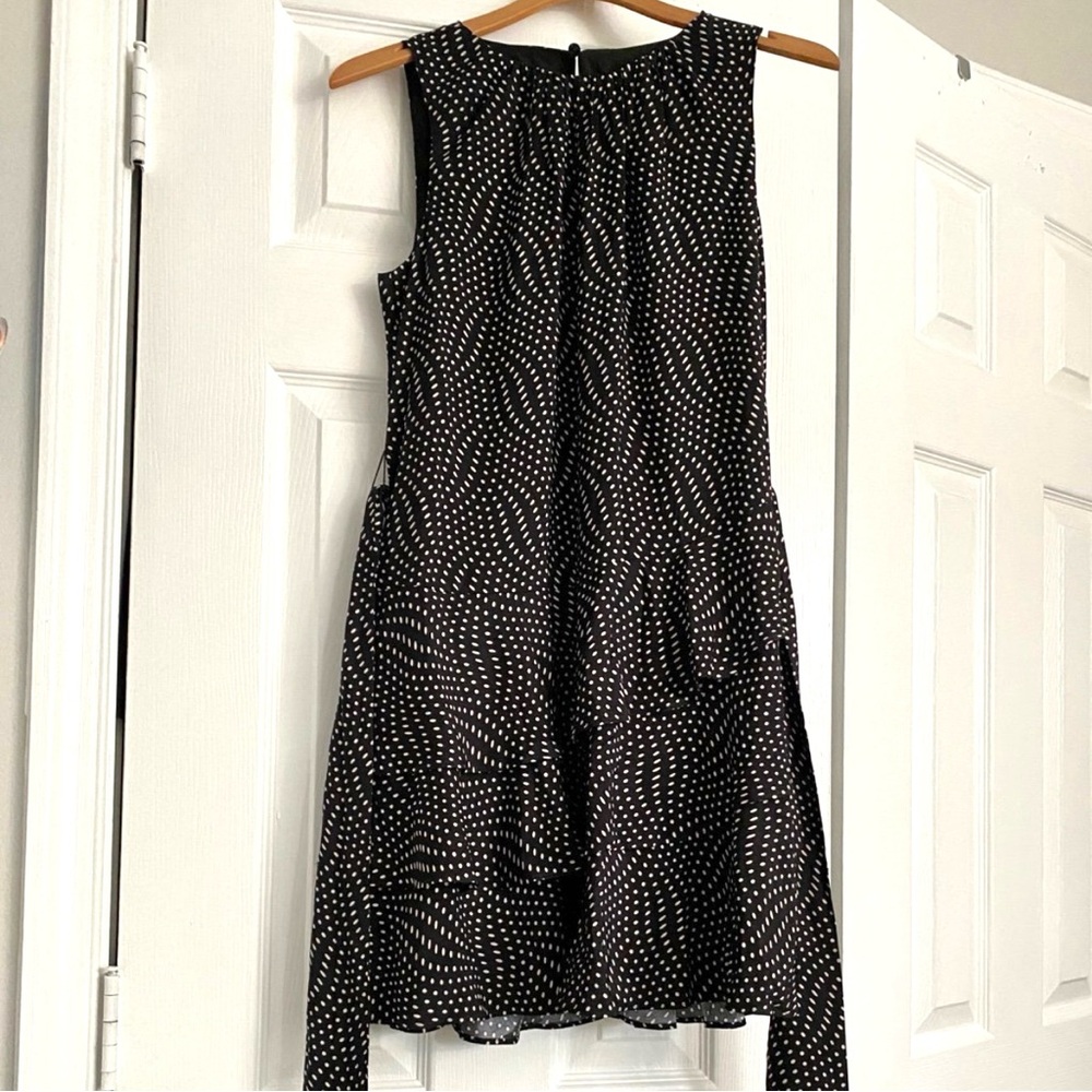 EXPRESS Polka Dot Ruffle Layered Dress NWOT Size X-Small